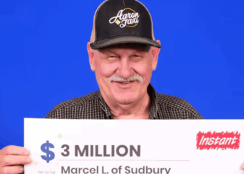 RRetired Canadian taxi driver defies extraordinary odds by celebrating THIRD lottery win in a decade