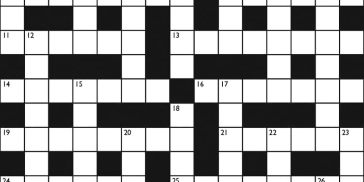 Crossword No. 1763