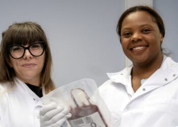 Somerset woman with ultra-rare blood 'honoured' to help sick patients