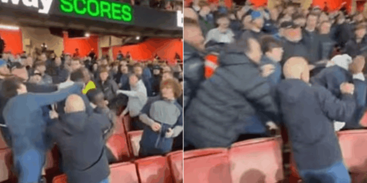 Police launch investigation after Everton striker claims Arsenal fans 'attacked' friends in shocking scenes