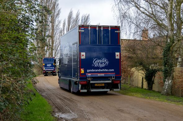 THREE lorries of PAINTINGS arrive Andrew’s new home