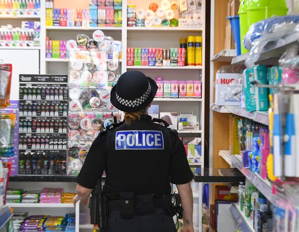 Council and Police raid on illegal vape shop in Allerton.