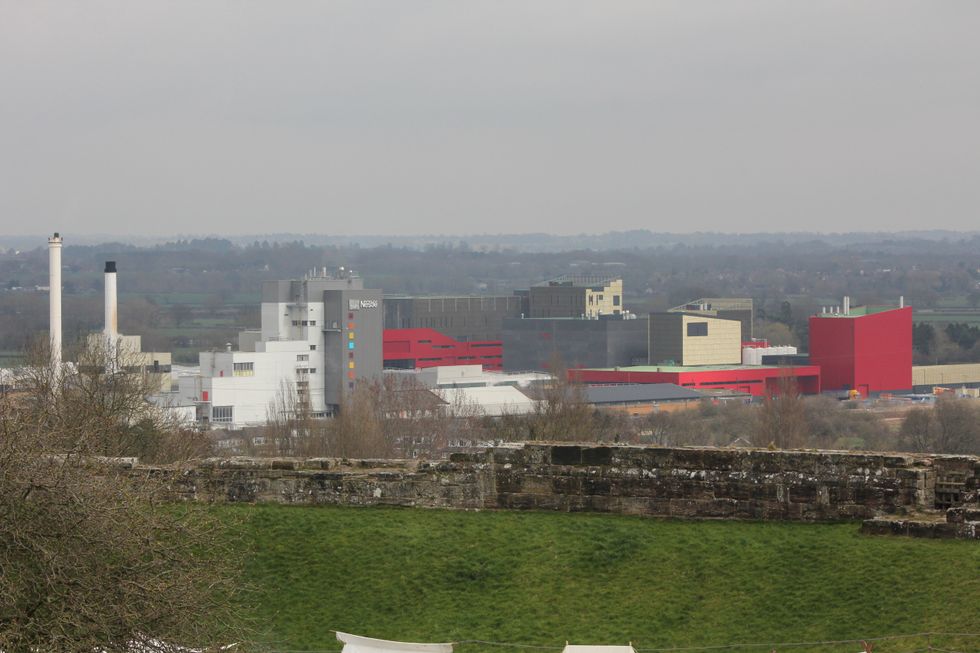 Nestle factory in Tutbury