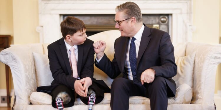 Schoolboy, 11, meets Keir Starmer in once in a lifetime Downing Street visit after leading campaign against child cruelty