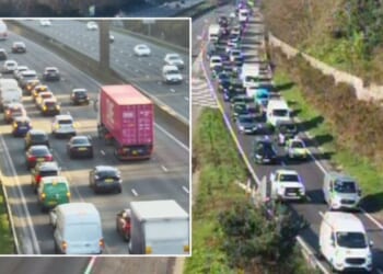 Drivers face traffic standstill after lorry crash causes 'substantial diesel spill'