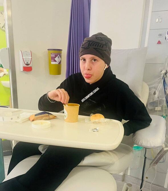 Kit Chester-Canavan in hospital