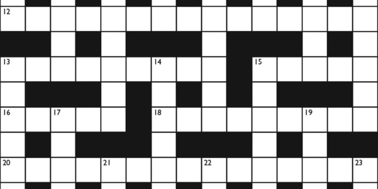 Crossword No. 1764