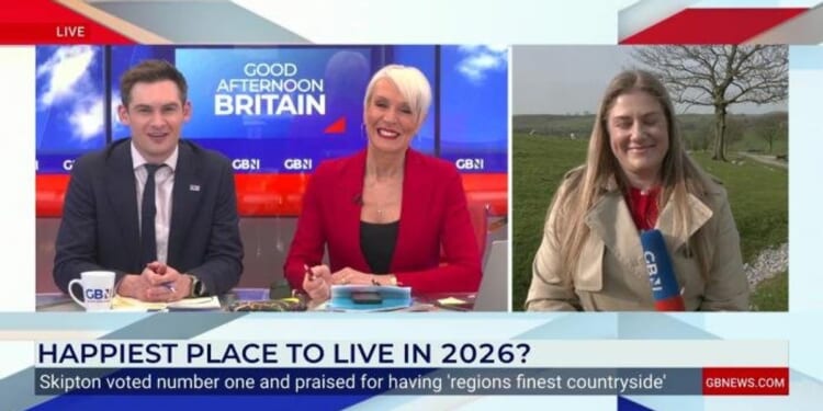 WATCH: Anna Riley reports alongside adorable lambs on Spring Equinox