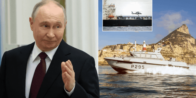 Royal Navy sends its smallest patrol boat HMS Cutlass to help seize hulking Russian mega-tanker