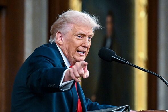 WASHINGTON, DC - FEBRUARY 24:  U.S. President Donald Trump delivers the State of the Union address during a joint session of Con