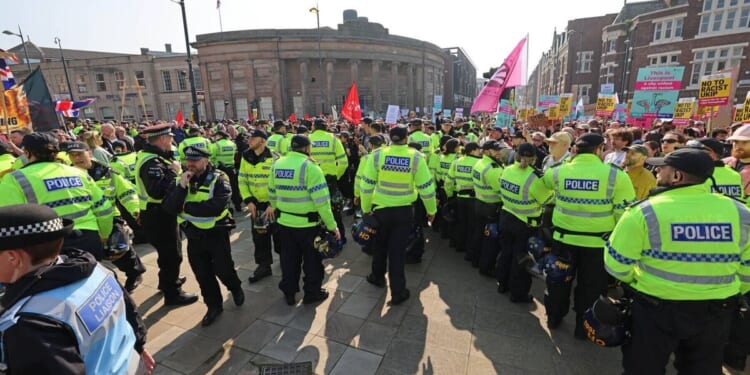 Six arrested UKIP Walk with Jesus march counter-protests Liverpool | UK | News