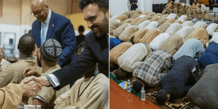 Zohran Mamdani breaks Ramadan fast with prisoners at notorious Rikers Island jail while 'snubbing city's police'