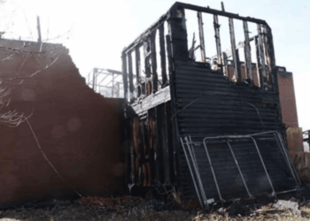 Devastation at TWO taxpayer-funded hotels in wake of arsonist asylum seeker