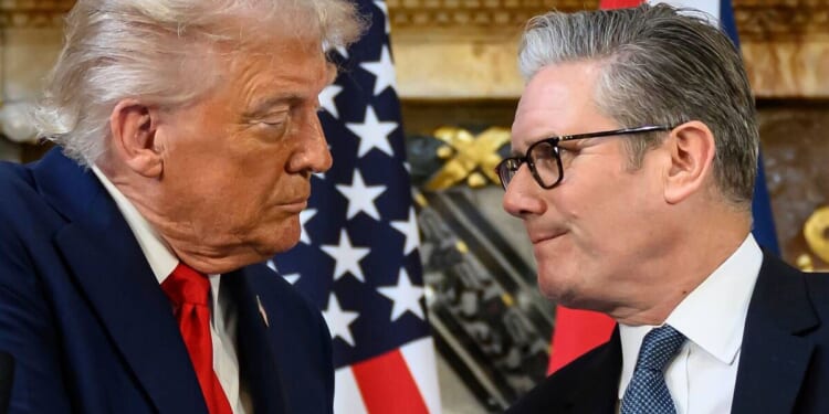 Trump shares skit mocking Keir Starmer as PM 'hangs up' on President | TV & Radio | Showbiz & TV