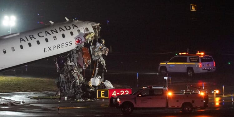 Two dead as Air Canada plane and firetruck collide