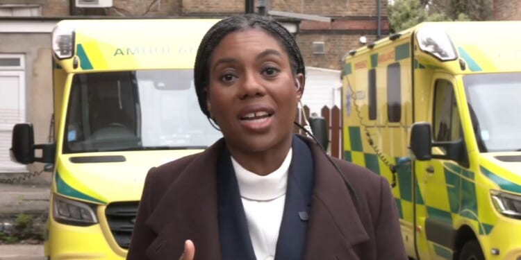 Kemi Badenoch offers to 'help' Keir Starmer proscribe the IRGC after 'disgusting' antisemitic arson