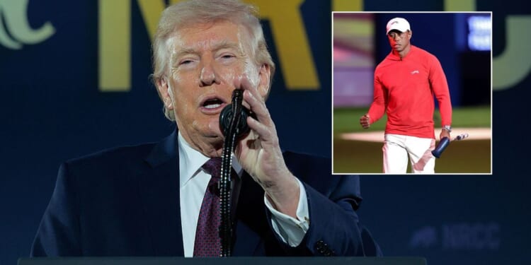 Donald Trump drops bombshell news about Tiger Woods as Masters creeps closer