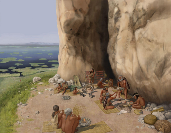 Artistic reconstruction of Pınarbaşı
