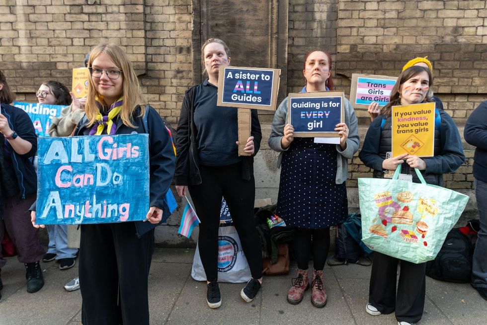 Girlguiding trans activists