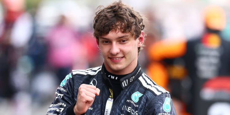 Kimi Antonelli breaks F1 history as teenager overtakes George Russell in title race after Japanese GP