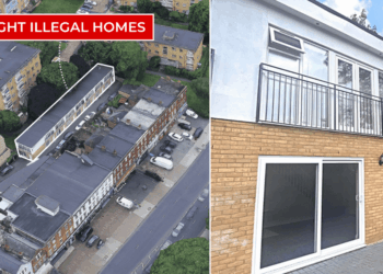 Planning row could force unsuspecting families out of homes after London council reveals they were illegally built