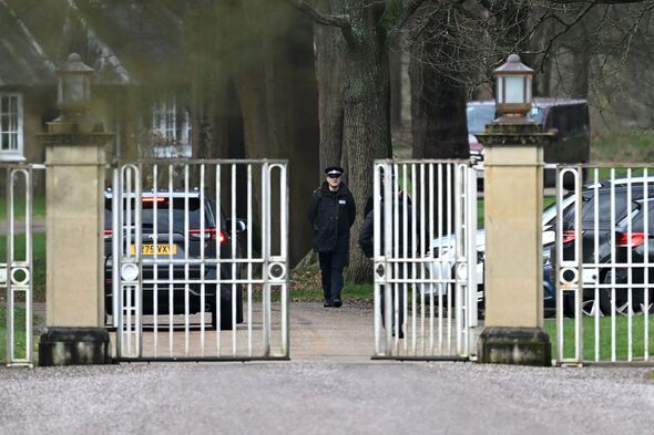 Police Continue To Search Royal Lodge After Arrest Of Andrew Mountbatten-Windsor