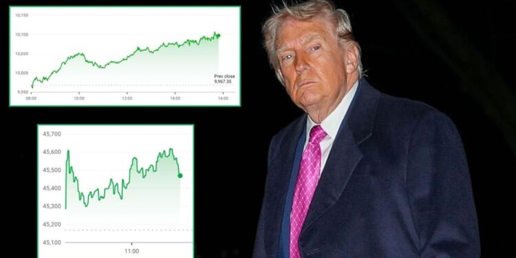 Ftse and Wall Street stocks rally as Donald Trump confirms 'serious discussions' with new Iranian regime