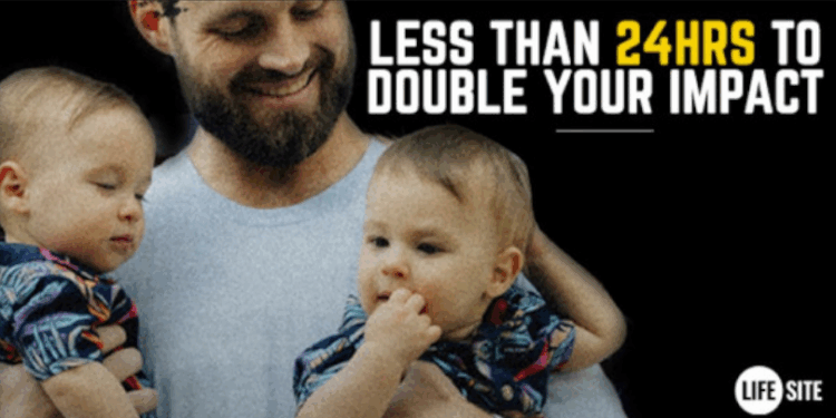 24 hours left to double your gift to help defend life, faith and freedom