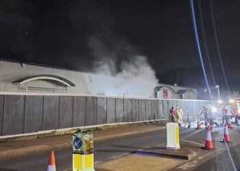 60 firefighters rush to major fire at derelict buildings in early hours | UK | News