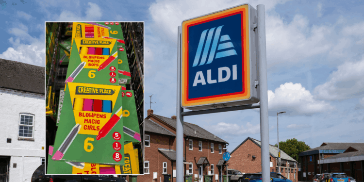 Aldi customers fume after supermarket giants 'hit a nerve' with gendered pens