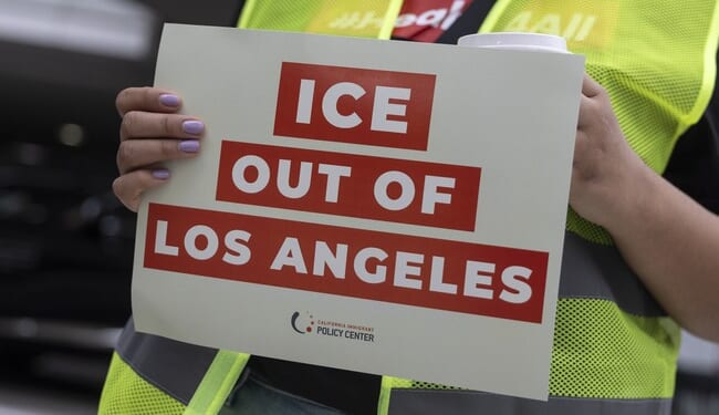 Anti-ICE Activist in Los Angeles Learns It's Not a Good Idea to Block an SUV – RedState