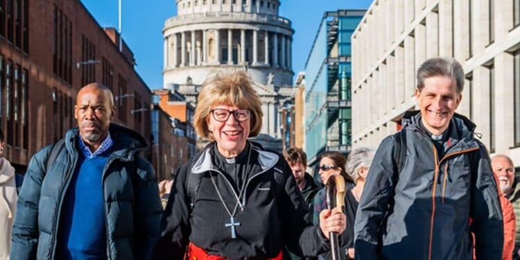 Archbishop Mullally begins pilgrimage to Canterbury