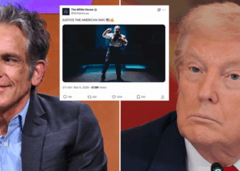 Ben Stiller fumes 'war is not a movie' as he issues furious reaction to film clip used in White House's Iran conflict video