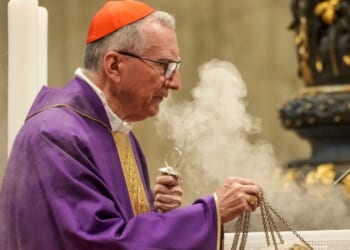 Cardinal Parolin says liturgy must not be source of 'division' when asked about Latin Mass