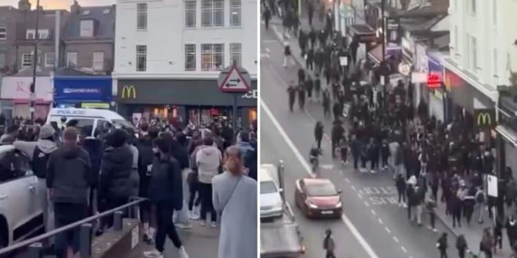 Clapham High Street chaos as youth mob wreak havoc AGAIN days after storming M&S | UK | News