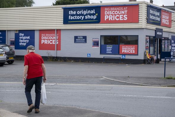 An external view of The Original Factory Shop's branch in Leominster