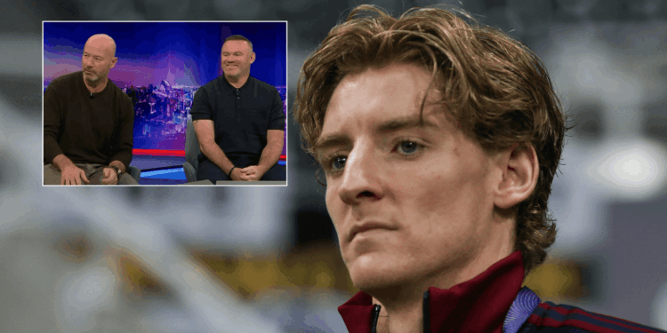 England's Anthony Gordon brands criticism as 'complete and utter stupidity' in scathing attack on TNT pundits Wayne Rooney, Alan Shearer and Roy Keane