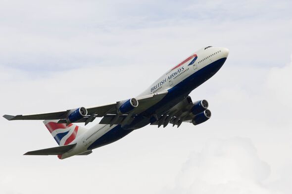 British Airways Jumbo Jet, UK