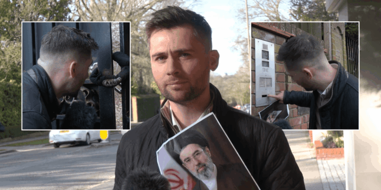 GB News attempts to find Iran's new Supreme Leader in his luxury London home