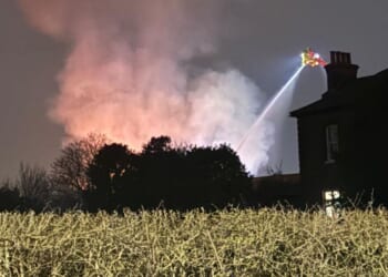 Ilford barn fire: 60 firefighters tackle massive blaze with 'enti | UK | News