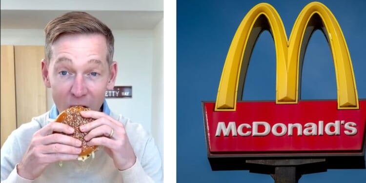 McDonald’s CEO Struggles Through New Big Arch Burger, Goes Viral