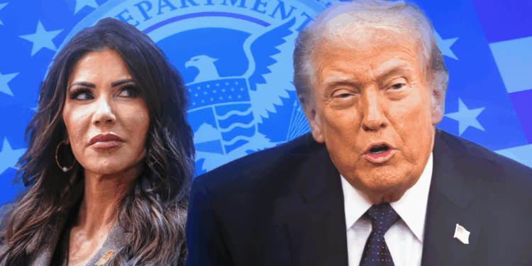 Noem's lies about DHS shootings don't seem to be a factor in her firing