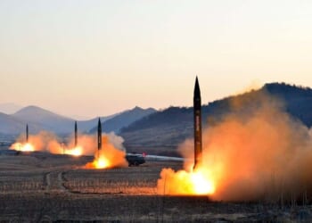 North Korea fires ballistic missiles after US military exercise with 'most hostile enemy' | World | News