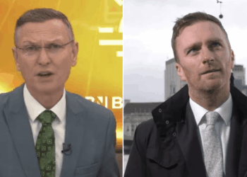 Top Tory rolls eyes at GB News presenter during grilling