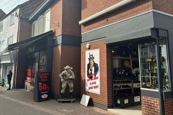 Storefront of clothing shop Storefront of clothing shop