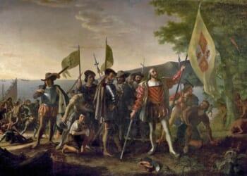 WH erects replica of Christopher Columbus statue destroyed in 2020 BLM riots, calls explorer a 'hero'