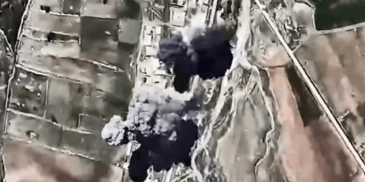 Watch moment massive clouds of smoke billow into sky after Israel blitzes ballistic missile storage site in Iran