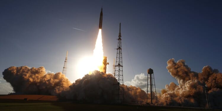 Watch the historic moment Nasa's mission blasted off to the Moon