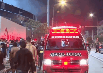 One dead and at least 60 injured after ‘structural cave in’ at Peru football ground