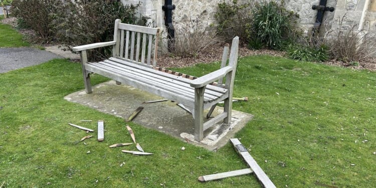 Churchyard memorial destroyed by senseless vandals in 'devastating' attack